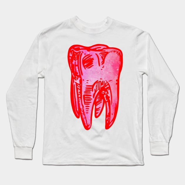 Tooth Long Sleeve T-Shirt by Pau1216p